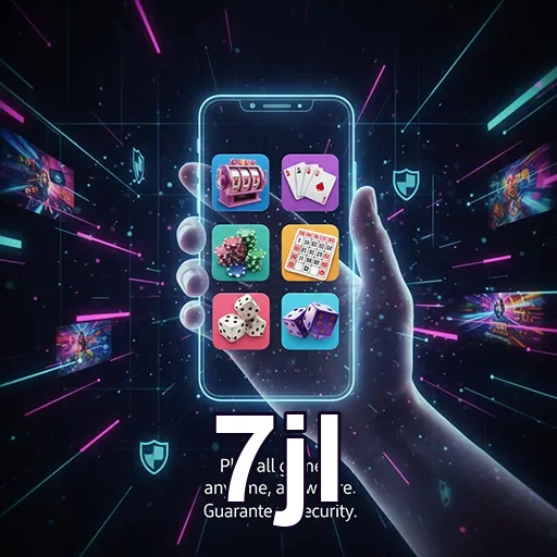 Mobile player enjoying bonuses at 7jl casino app